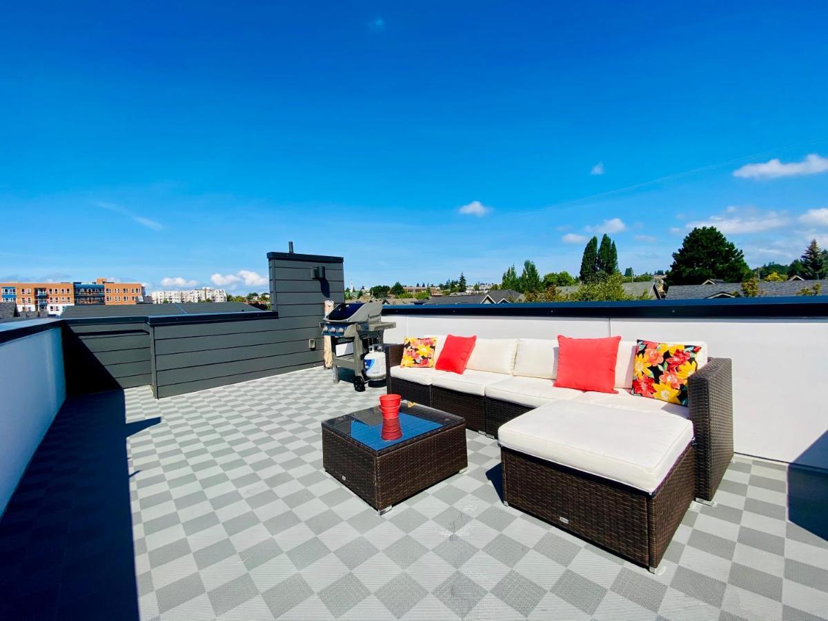 Modern Ballard Townhouse - 92 Walkscore & Rooftop! Seattle Exterior foto